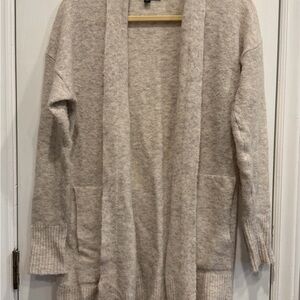 Banana Republic Women's Heather Oatmeal Sweater Cardigan